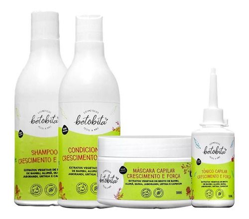 Kit Linha Crescimento E Forca - Betobita 300 Ml