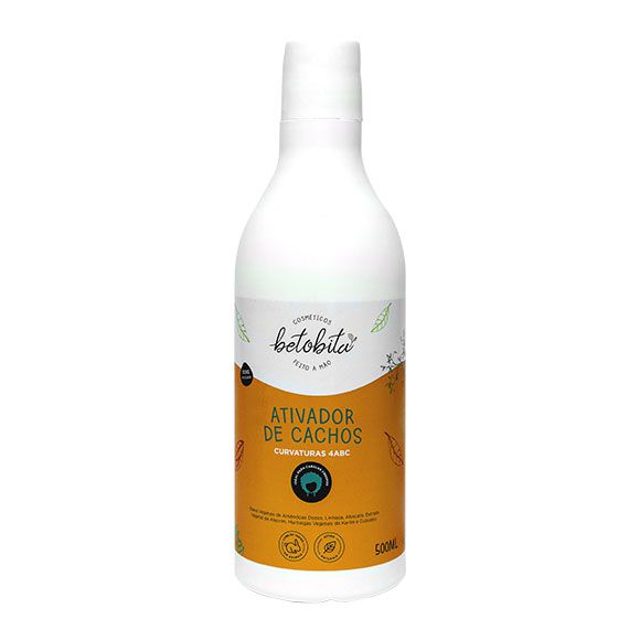 Ativador de Cachos para Crespos 500mL - BetoBita | Definição, Hidratação e Brilho