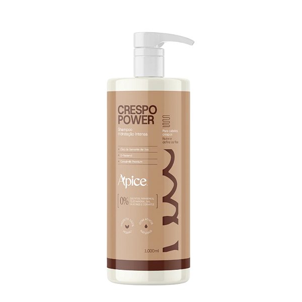 Shampoo Hidratante Crespo Power 1L - Apice Cosméticos