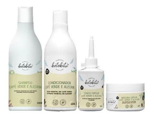 Kit Completo Café Verde e Alecrim - 4 Produtos Betobita