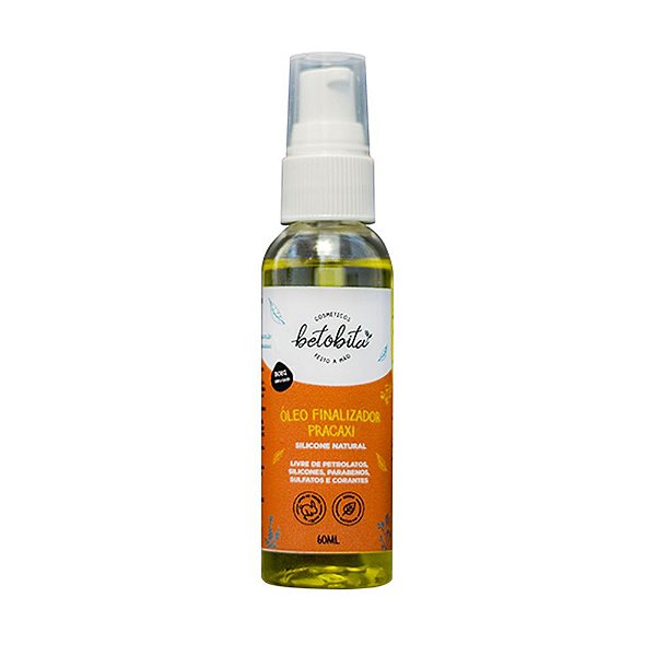 Óleo Finalizador Pracaxi 60ml - Betobita | Repara pontas duplas e previne a quebra