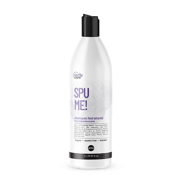 Spume Shampoo Suave 1L - Curly Care | Limpeza Suave e Hidratação