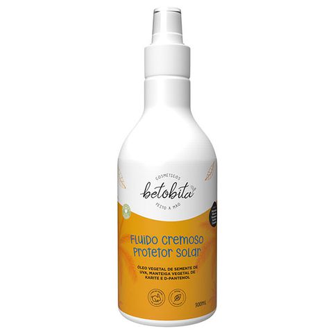 Fluido Cremoso Protetor Solar Capilar 300mL - BetoBita