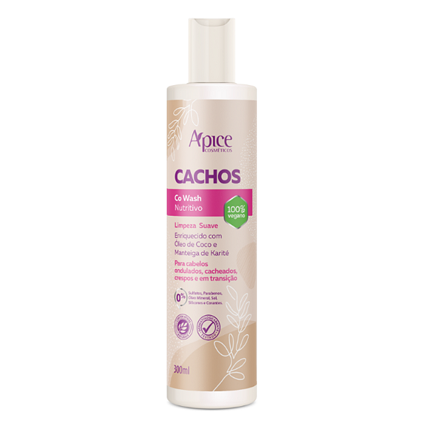Co Wash Nutritivo Cachos 300mL - Apice Cosméticos