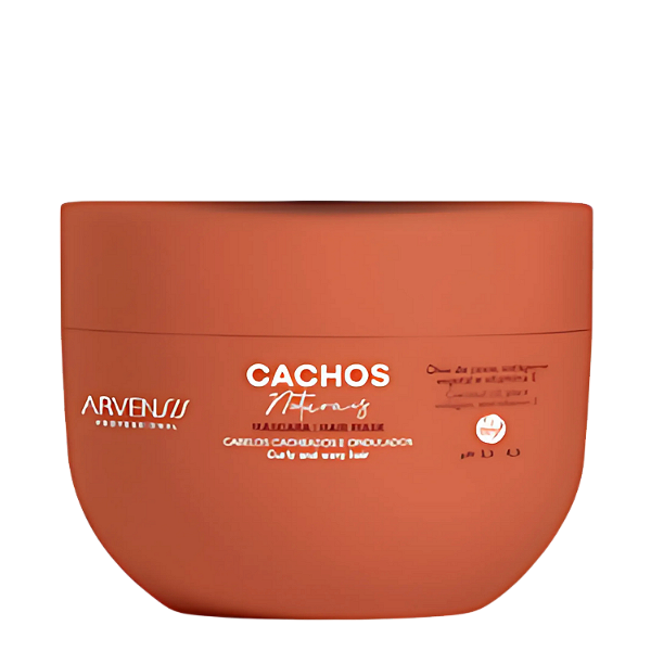 Máscara Cachos Naturais 300g - Arvensis | Hidratação, Nutrição e Brilho para Ondulados e Cacheados