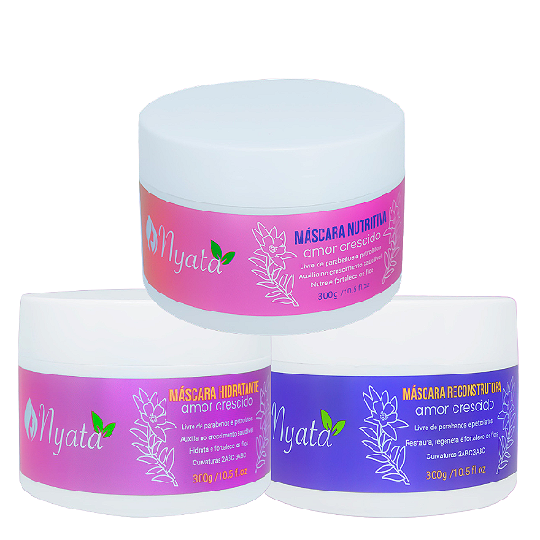 Cronograma Capilar Amor Crescido 300g - Nyata