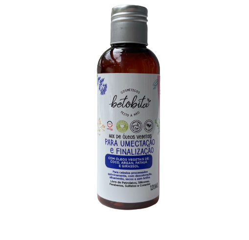 Mix de Óleos Vegetais Umectação e Finalização 120mL-Betobita