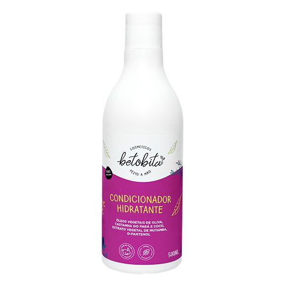 Condicionador Hidratante 500mL - BetoBita | Sela a Cutícula e Amacia os Cabelos
