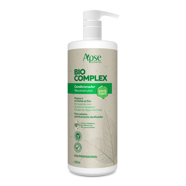 Condicionador Reconstrutor Bio Complex 1L - Apice Cosméticos | Com Queratina Vegetal e Extrato de Algas Marinhas