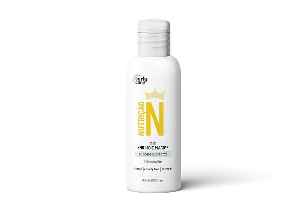 Mix Brilho e Maciez N Curly Care - 60mL | Nutrição Intensa e Fios Sedosos