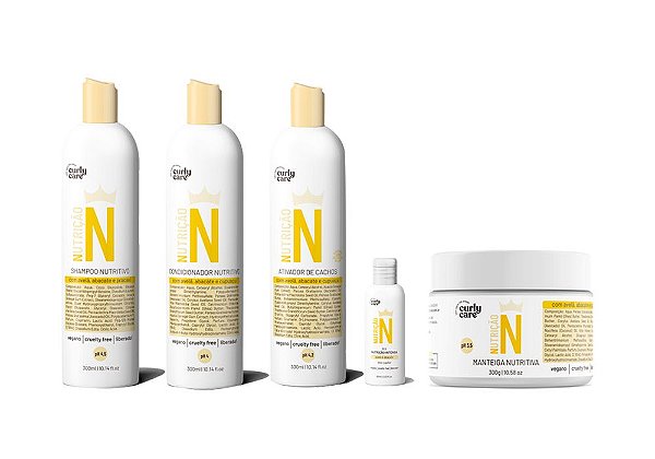 Kit Nutrição Intensa Linha N - Curly Care