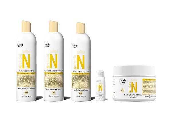 Kit Tratamento Antiporosidade Linha N - Curly Care | Cabelo mais Nutrido e Saudável
