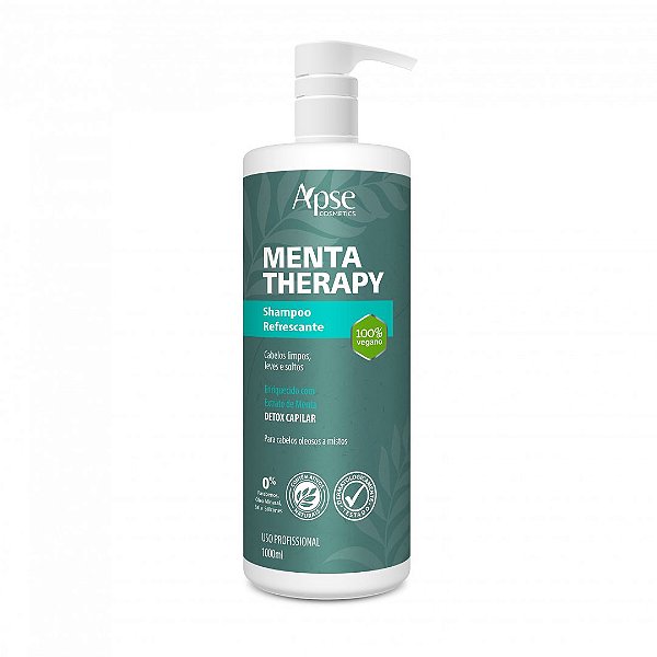 Menta Therapy Shampoo Refrescante 1L - Apice Cosméticos