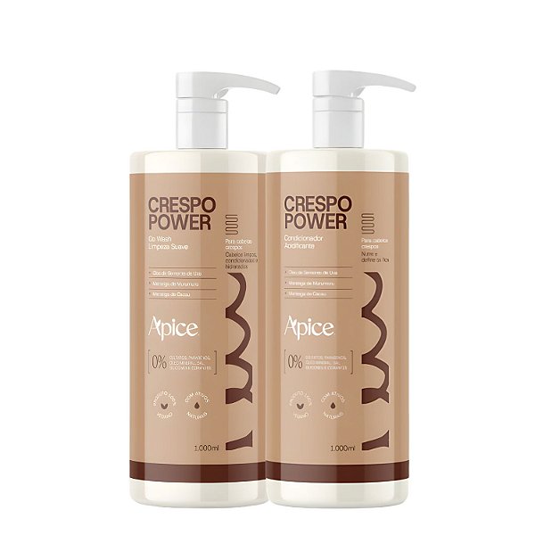 Duo Pro Co Wash e Condicionador Crespo Power 1L - Apice Cosméticos