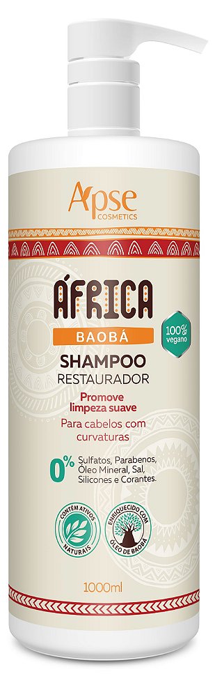 Shampoo Restaurador África Baobá 1L - Apice Cosméticos