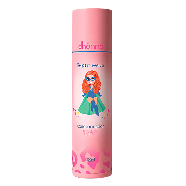 Condicionador Infantil Super Wavy 300mL - Dhonna | Cabelos Macios e Desembaraçados