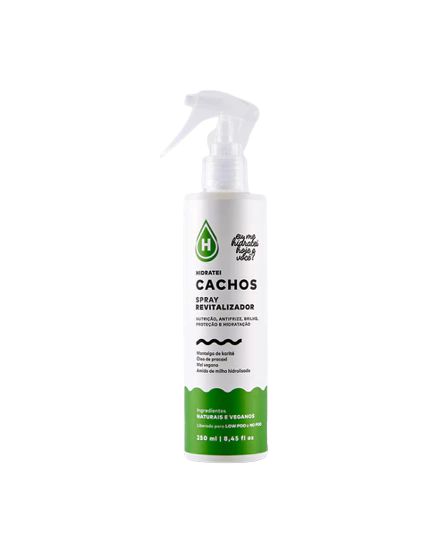 Spray Revitalizador Cachos 250mL - Hidratei