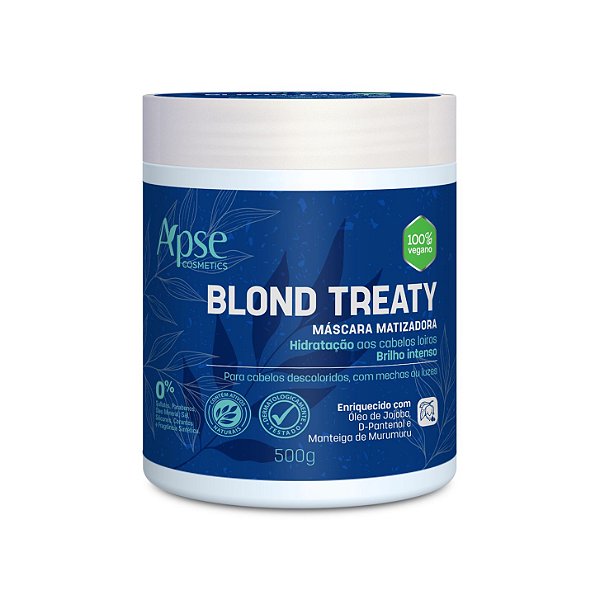 Máscara Matizadora Blond Treaty 500g - Apice Cosméticos