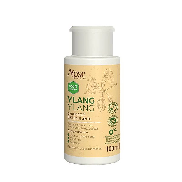 Shampoo Ylang Ylang 100ml - Apice | Fortalecimento, Crescimento e Queda Controlada