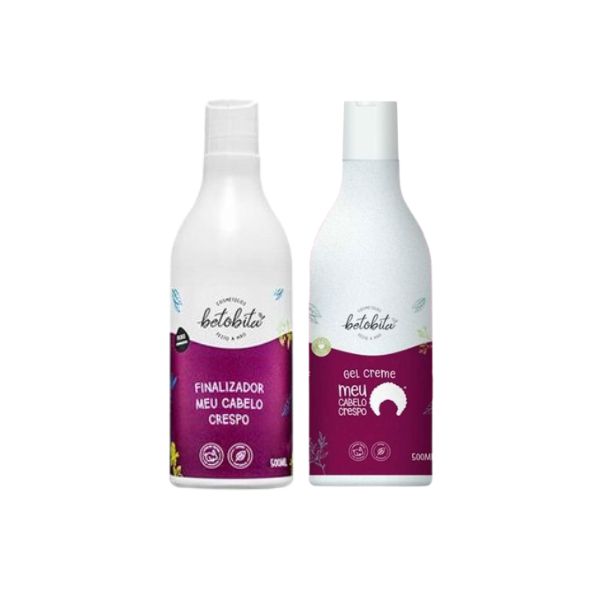 Duo Creme Finalizador e Gel Creme Meu Cabelo Crespo - BetoBita