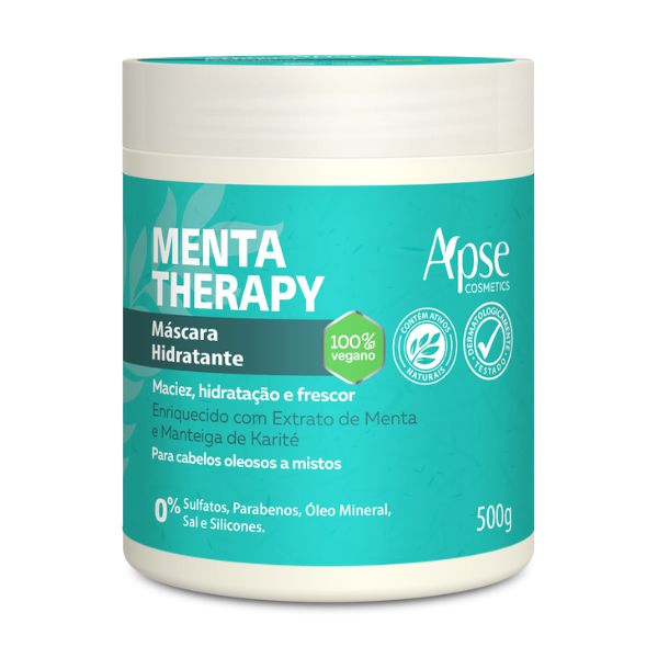 Máscara Hidratante Menta Therapy 500g - Apice Cosméticos