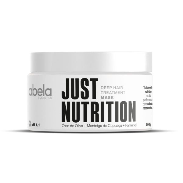Máscara Nutritiva Just Nutrition 300g - Abela Cosmetics