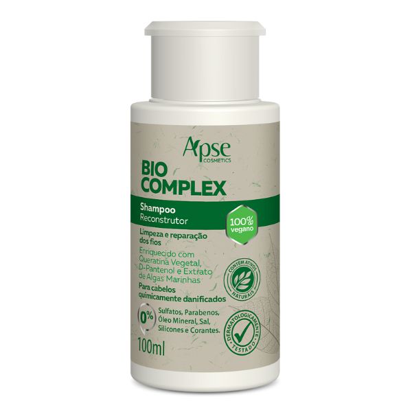 Shampoo Reconstrutor Bio Complex 100mL - Apice Cosméticos