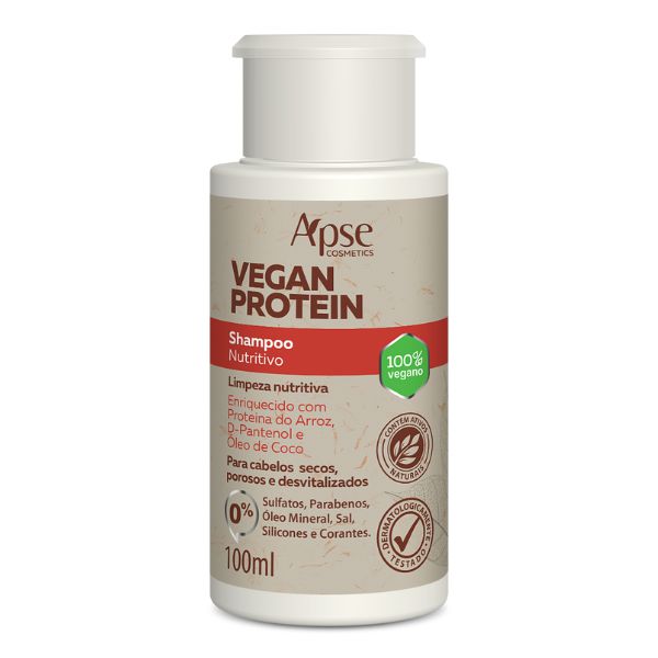 Shampoo Nutritivo Vegan Protein 100mL - Apse