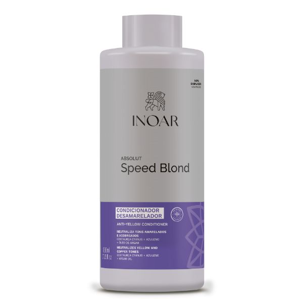 Condicionador Desamarelador Absolut Speed Blond 800mL - Inoar