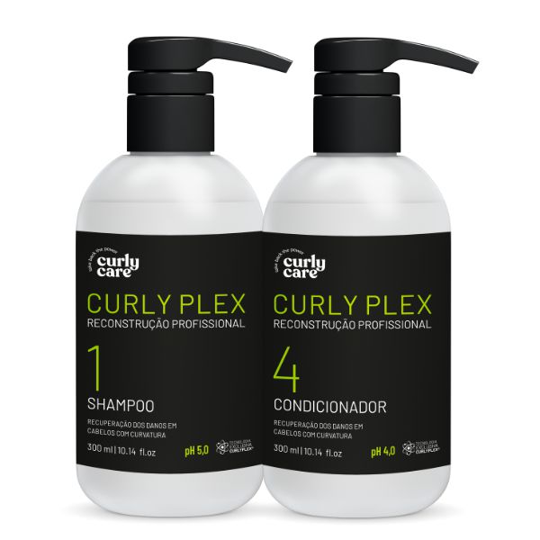 Duo Shampoo e Condicionador Curly Plex 300mL - Curly Care