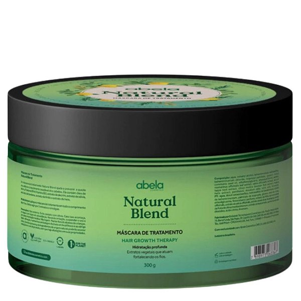 Máscara de Tratamento Natural Blend 300g - Abela Cosmetics