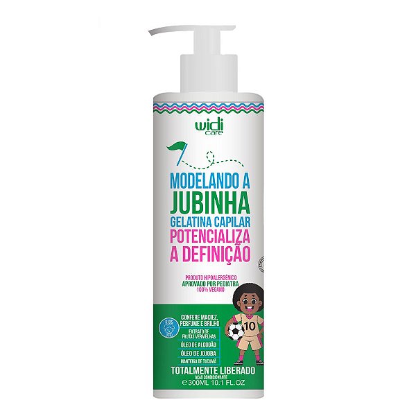 Modelando a Jubinha Gelatina Capilar Potencializa a Definição 300g - Widi Care