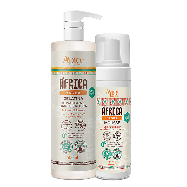 Duo Para Finalização África Baobá 500mL - Apice Cosméticos