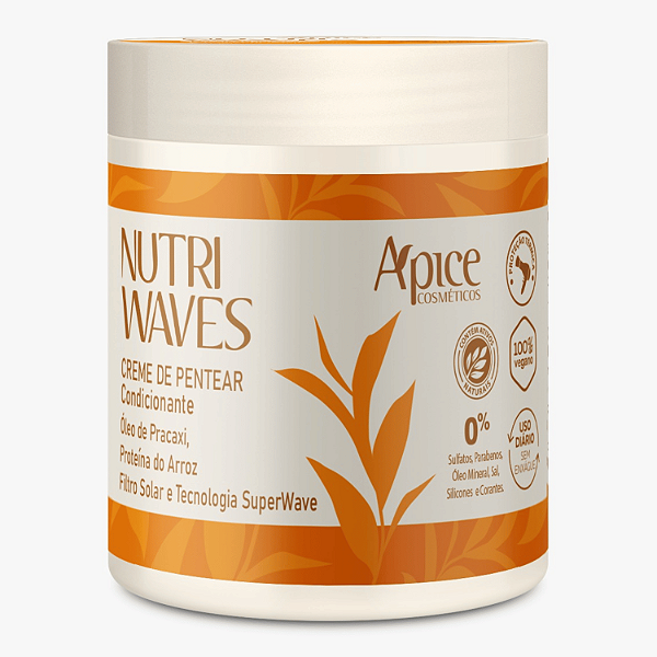 Creme de Pentear Condicionante Nutri Waves 500g - Apice Cosméticos