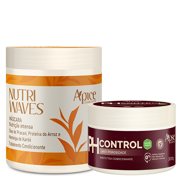 Duo de Tratamento Antiporosidade Nutri Waves 500g - Apice Cosméticos