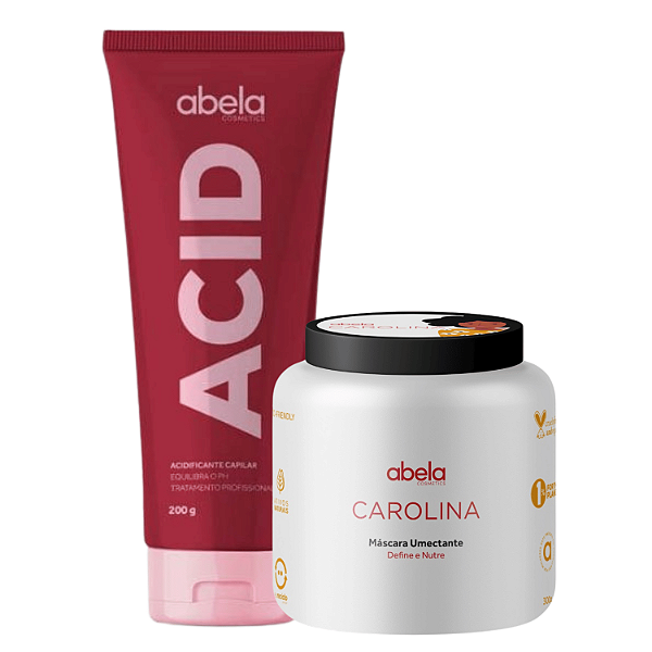 Duo Antiporosidade ACID e Máscara Carolina 250g - Abela