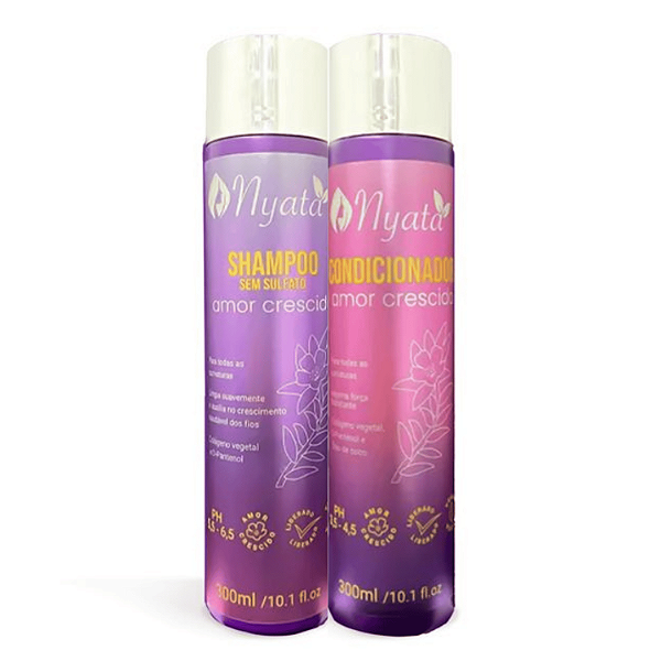 Duo Shampoo e Condicionador Amor Crescido 300mL - Nyata