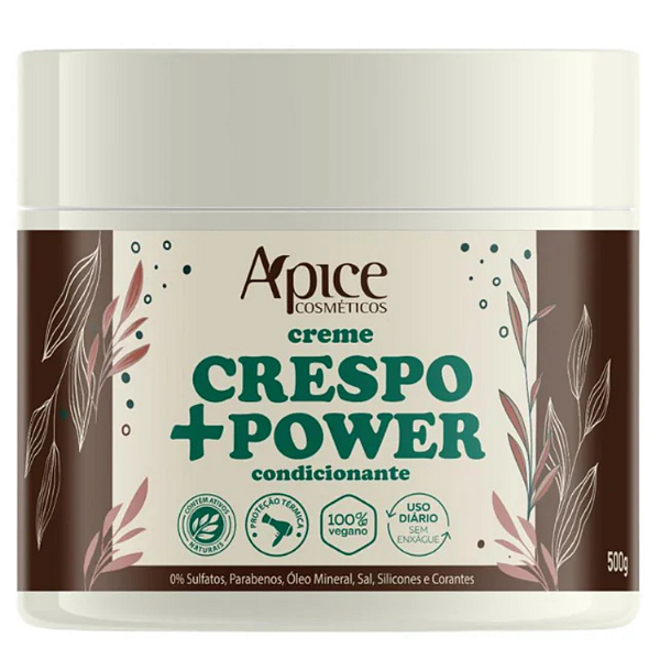 Creme de Pentear Condicionante Crespo +Power 500g - Apice Cosmeticos