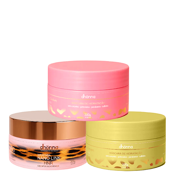 Cronograma Capilar Dhonna | Hidratação, Nutrição e Reconstrução