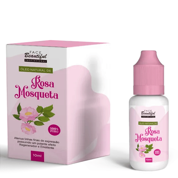 Óleo Natural de Rosa Mosqueta Anti-Idade 10mL - Face Beautiful |  Prevenção de Estrias, Manchas e Rugas