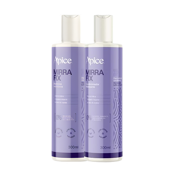 Kit Apice Shampoo e Condicionador Mirra Fix - Nutrição e Restauração Profunda