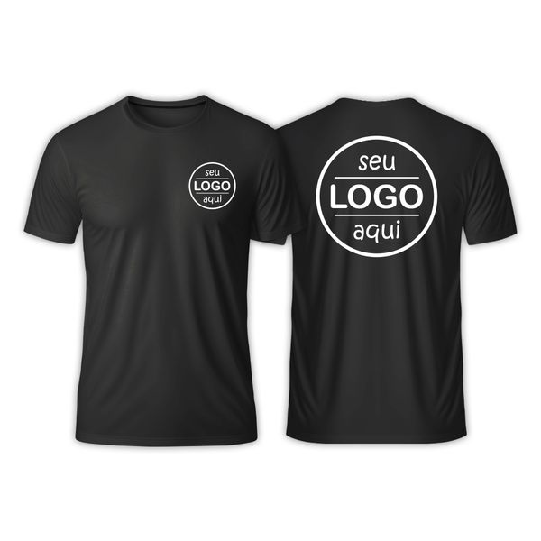 Camisetas Uniformes Com Seu Logotipo 16 unid