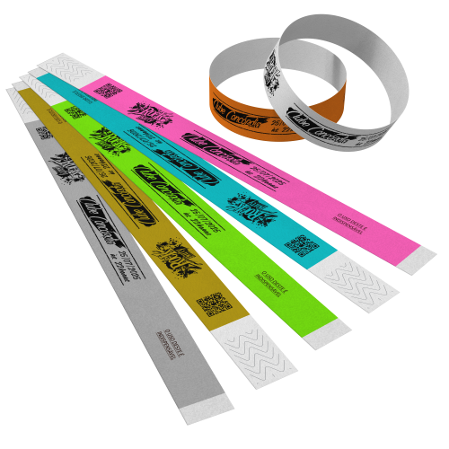 Pulseira de Identificação Tyvek 1x0