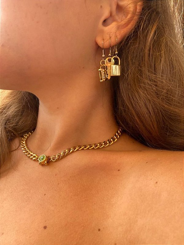 Corrente Charm Emerald