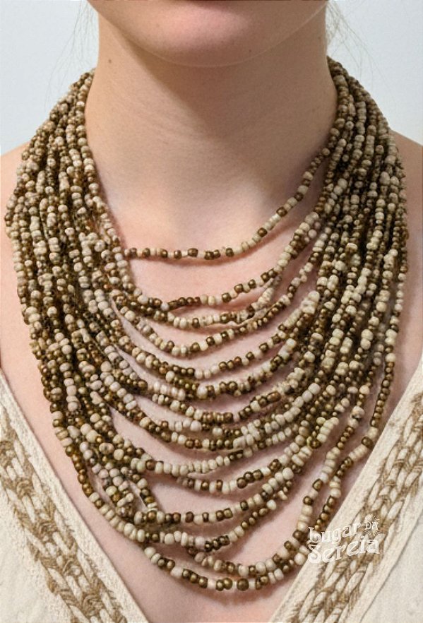 Colar Areias Douradas | Coleção Renascer