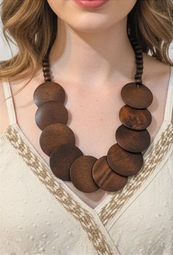 Colar Boho Terra Ancestral | Conexão, Força e Essência Natural