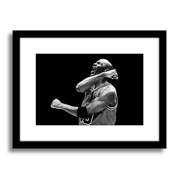 Quadro Decorativo NBA Michael Jordan Bulls Sala Mais Barato
