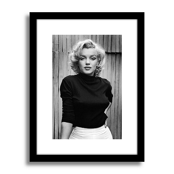 Quadro Decorativo Marilyn Monroe Para Sala Quarto PB