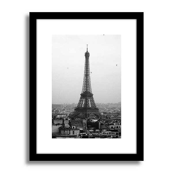 Quadro Decorativo Torre Eiffel Paris França Sala Mais Barato