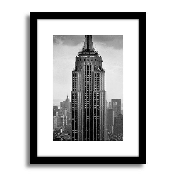 Quadro Decorativo Nova York Empire State Sala Mais Barato